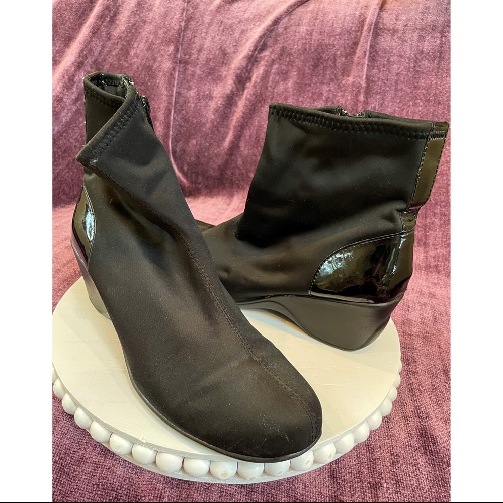 Black ankle boots